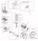 Page B Diagram and Parts List for VT617206 2003 Campbell Hausfeld Compressor